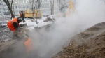 Прорыв теплотрассы произошел на улице Железнодорожной в Люберцах
