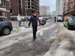 В управляющей компании Люберец отметили, что противогололедной смеси хватит на зиму