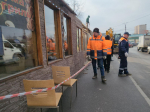 В Люберцах предприниматель снес свой киоск: возле Центрального рынка начали наводить порядок