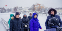 «Единая Россия» проверила ход очистки Центрального парка от снега - Телеканал ЛТВ