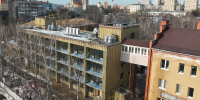 Строители приступили к обновлению фасада здания Ухтомской больницы в Люберцах - Городской округ Люберцы