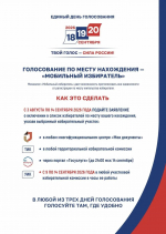В городском округе Люберцы открыта подача заявлений через «Мобильного избирателя»